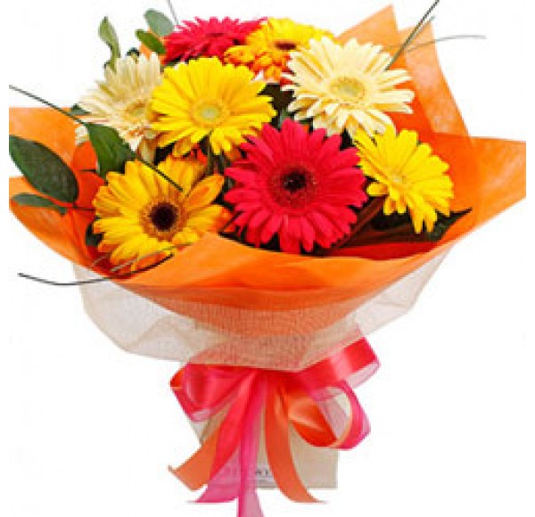 Magnificent Mix N Match Ten Gerberas Arrangement